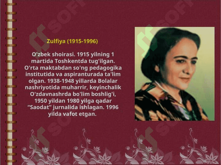 Zulfiya 100 yoshda 2