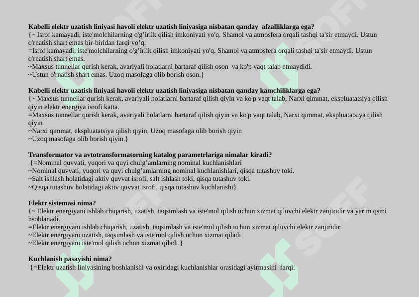 Sanoat karxonalarning elektr ta’minot 5