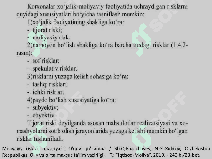 Moliyaviy risklar 8