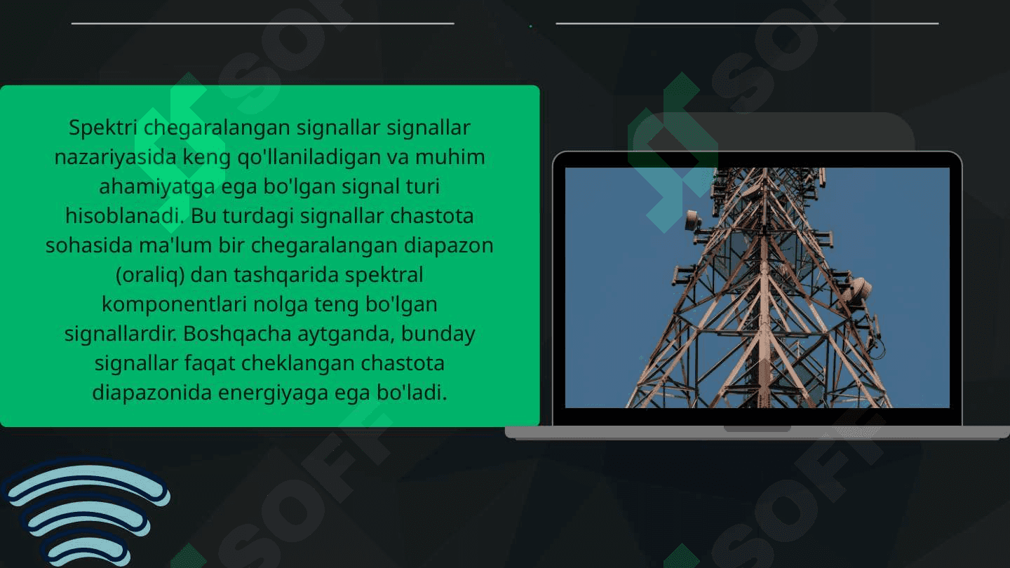 Spektri chegaralangan signallar 2