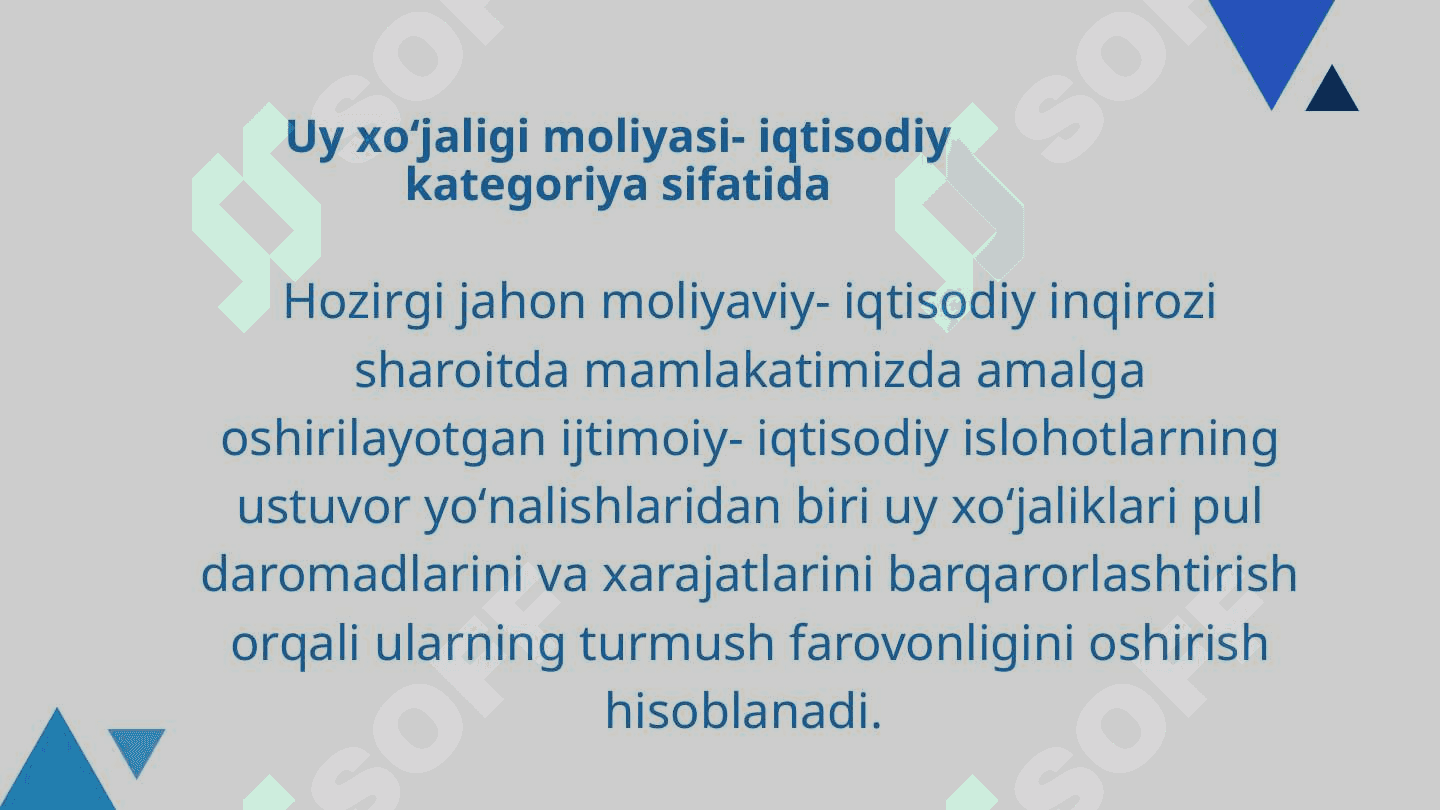 Uy xо‘jaligi moliyasi 3