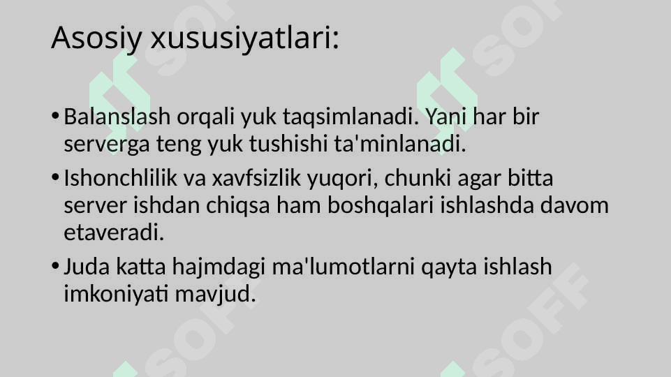 Katta ma’lumotlarni qayta ishlash texnologiyasi 8