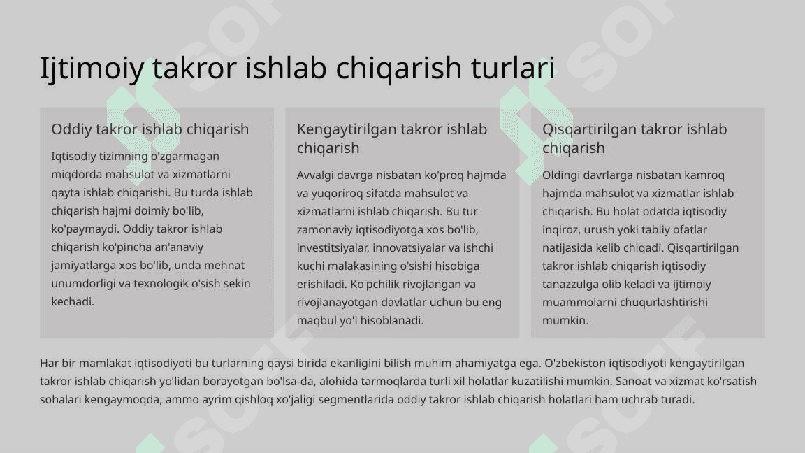 Ijtimoiy takror ishlab chiqarish va milliy mahsulotning iqtisodiy tarkibi 4