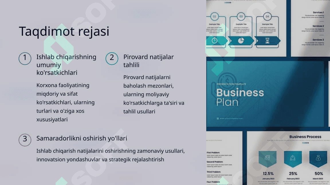 Ishlab chiqarishning umumiy va pirovard natijalari 2