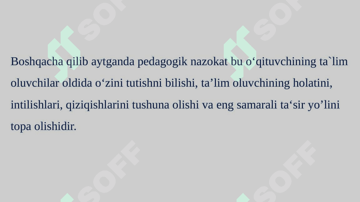 Pedagogik nazokat va odob- axloq 5