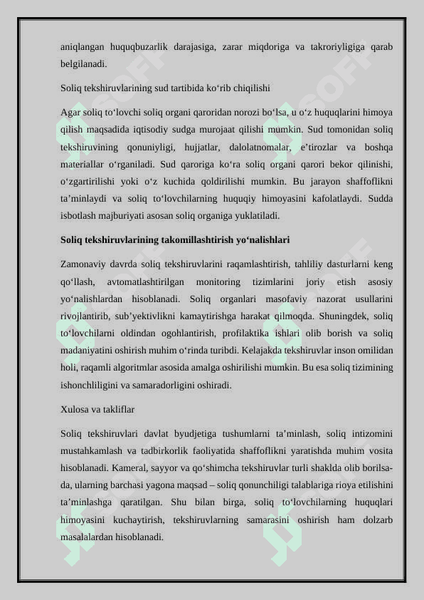 Soliq tekshiruvi 8