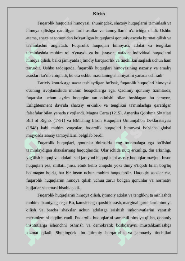 Fuqarolik huquqlarini himoya qilish usullari tushunchasining nazariy va amaliy asoslari 3