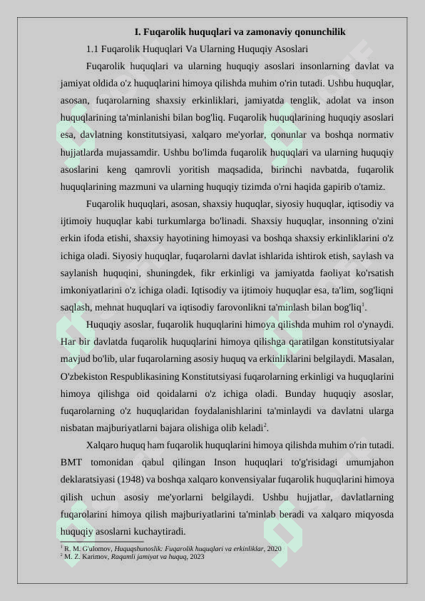 Fuqarolik huquqlarini himoya qilish usullari tushunchasining nazariy va amaliy asoslari 6
