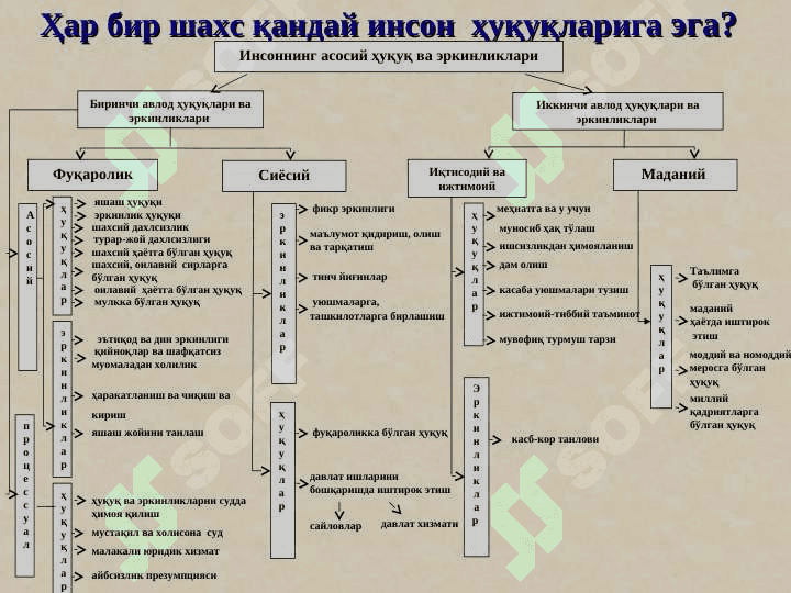 Инсон ҳуқуқларини  ҳимоя қилиш бўйича халқаро ва миллий механизмлар 3