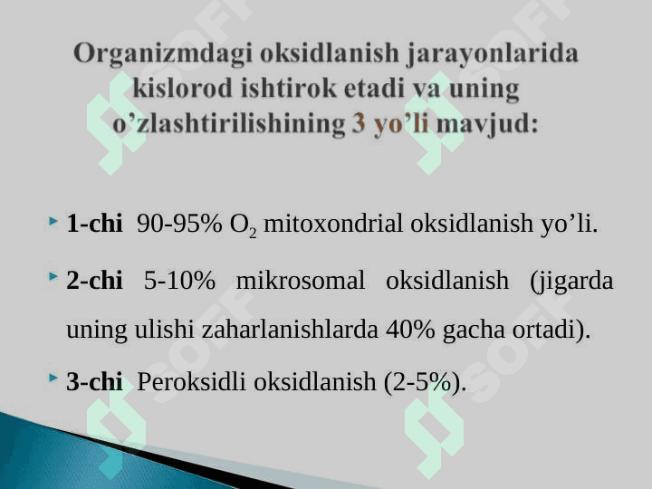 Biologik oksidlanish 3