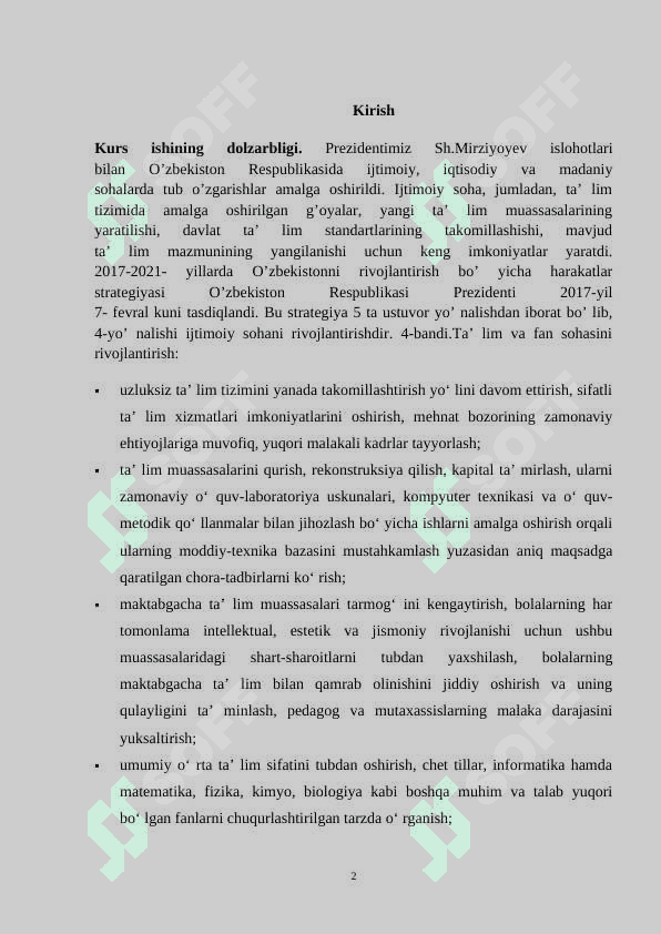 O'quvchilarga milliy xalq  hunarmandchilik texnologiyasi mavzusini  o'qitishda klasstr  metodidan foydalanish 2