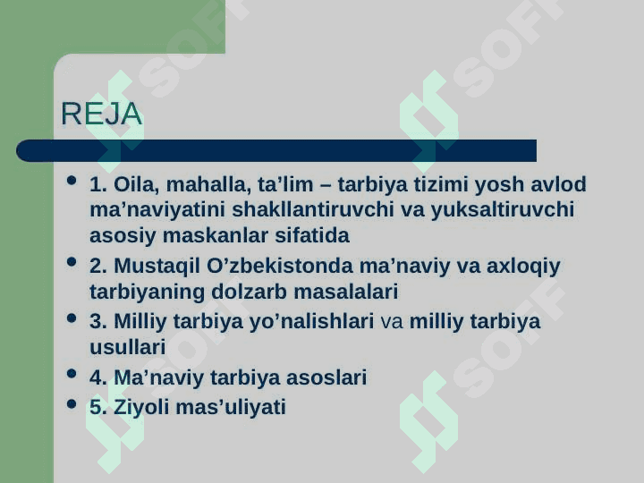 Shaxs ma`niviyatini shakllantirishda mahalla ta`lim tizimi jamoa tashkilotlarining o`rni 2