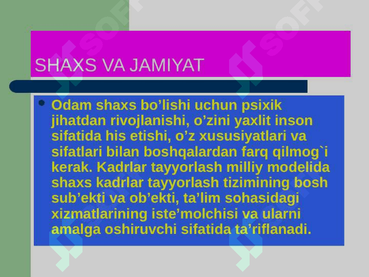 Shaxs ma`niviyatini shakllantirishda mahalla ta`lim tizimi jamoa tashkilotlarining o`rni 8