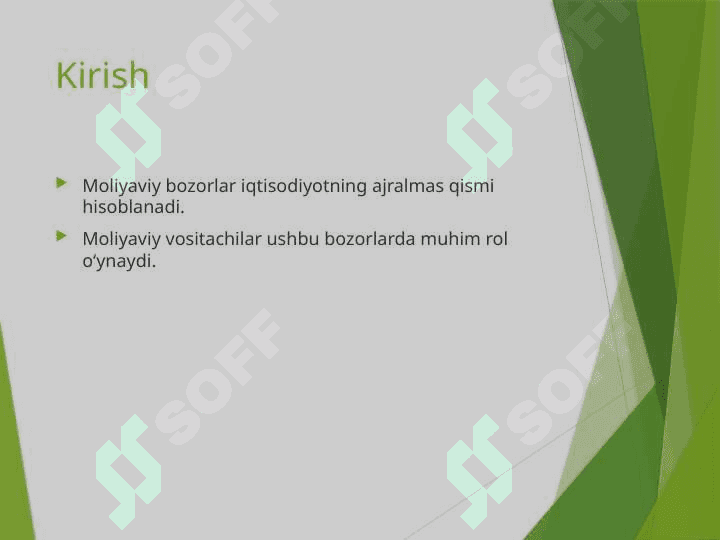 Moliyaviy vositachilar TAGDIMOT 3