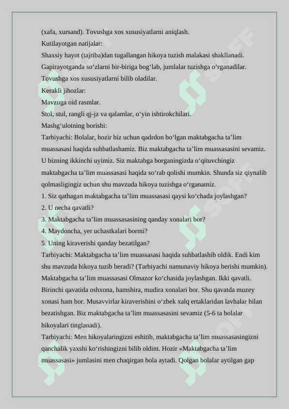 BOLALARGA DIALOGIK NUTQNI О‘RGATISH 6