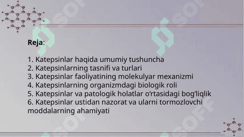 katepsinlar, ularning ahamiyati 2