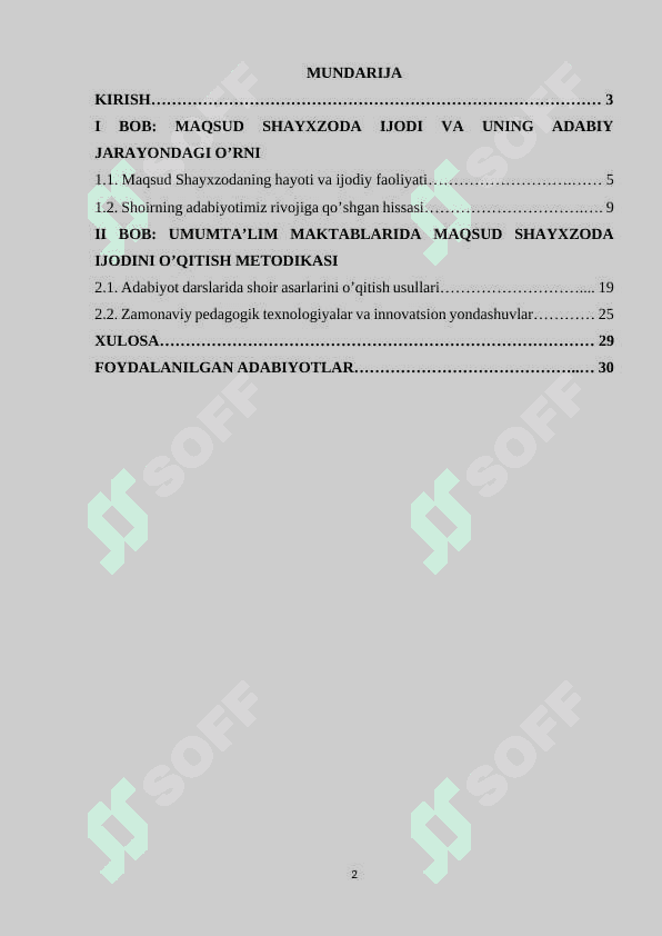 Umumtaʼlim maktablari adabiyot darslarida Maqsud Shayxzoda ijodini oʻqitish usullari 2