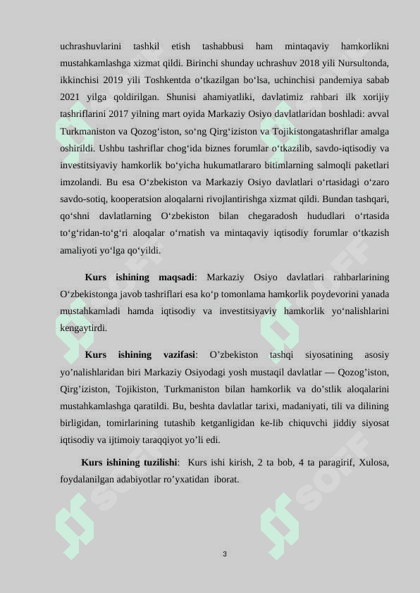 Markaziy osiyo respublikalari o'rtasida qardoshlarcha hamkorlik aloqalari 3