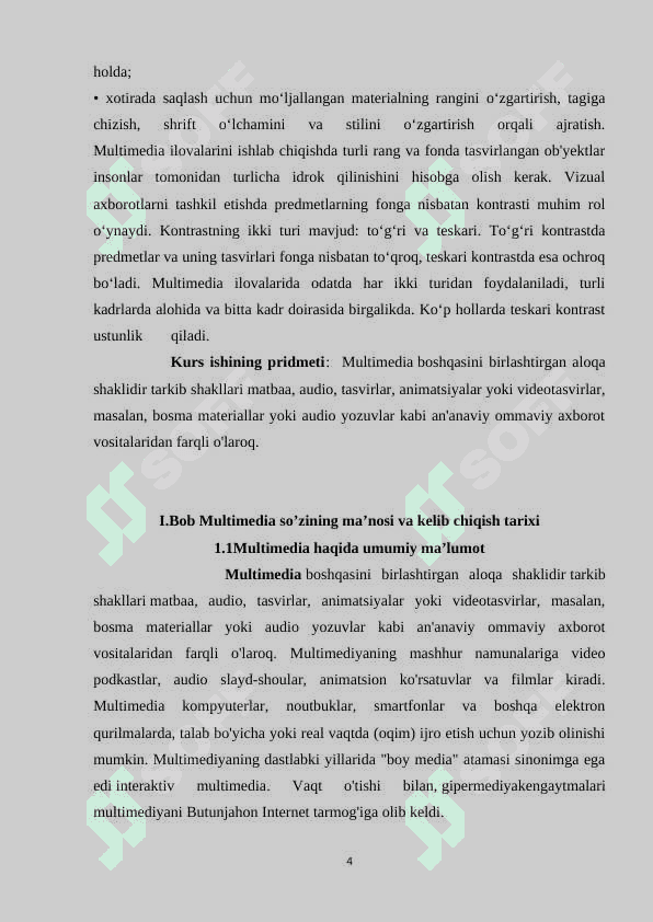 Multimedia so’zining ma’nosi va kelib chiqish tarixi 4