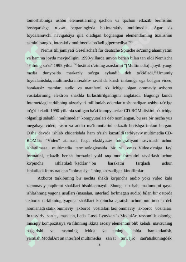 Multimedia so’zining ma’nosi va kelib chiqish tarixi 6
