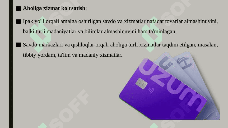 Ipak yo'li va uzum bank farqlari aholiga xizmat ko'rsatish asoslari 4