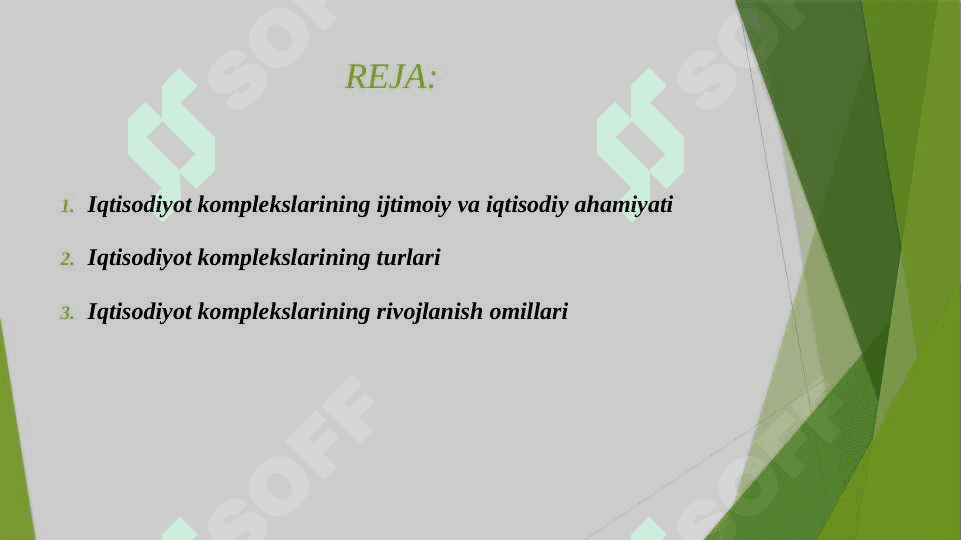 IQTISODIYOT KOMPLEKSLARI 2