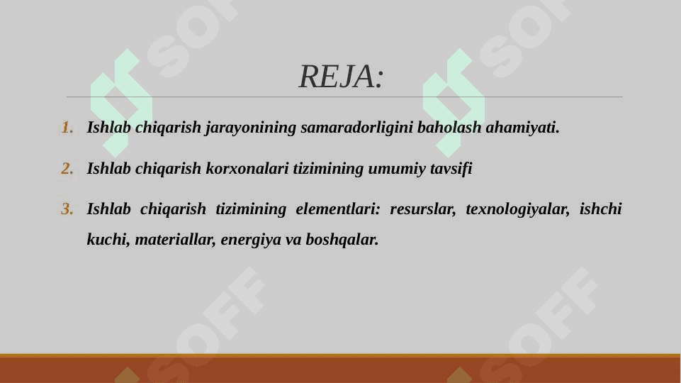 ISHLAB CHIQARISH KORXONALAR TIZIMINI BAHOLASH 2