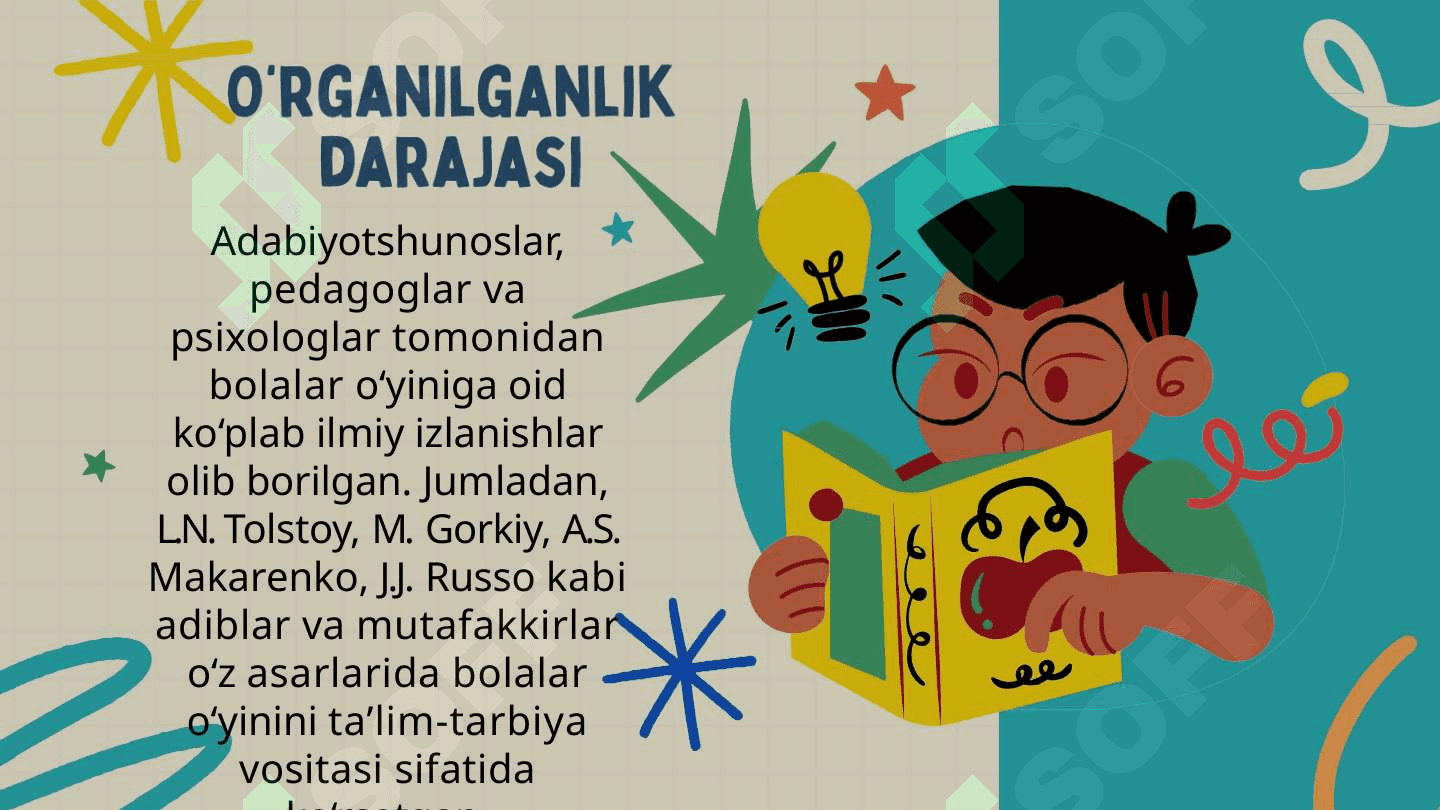 Buyuk adiblarning o‘yin haqidagi fikrlari 4