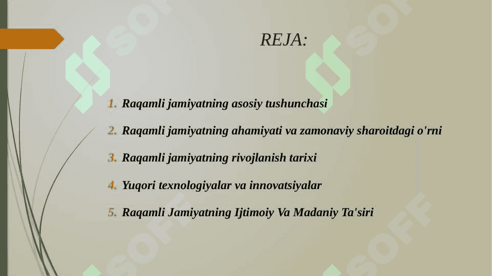RAQAMLI JAMIYATNING UMUMIY ASOSLARI 2