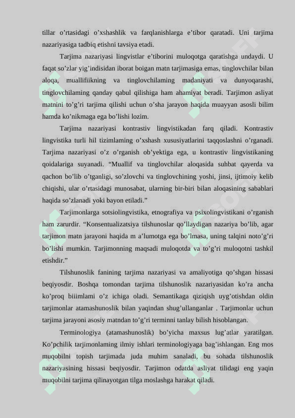 NUTQ FUNKSIYALARI VA TARJIMA 8