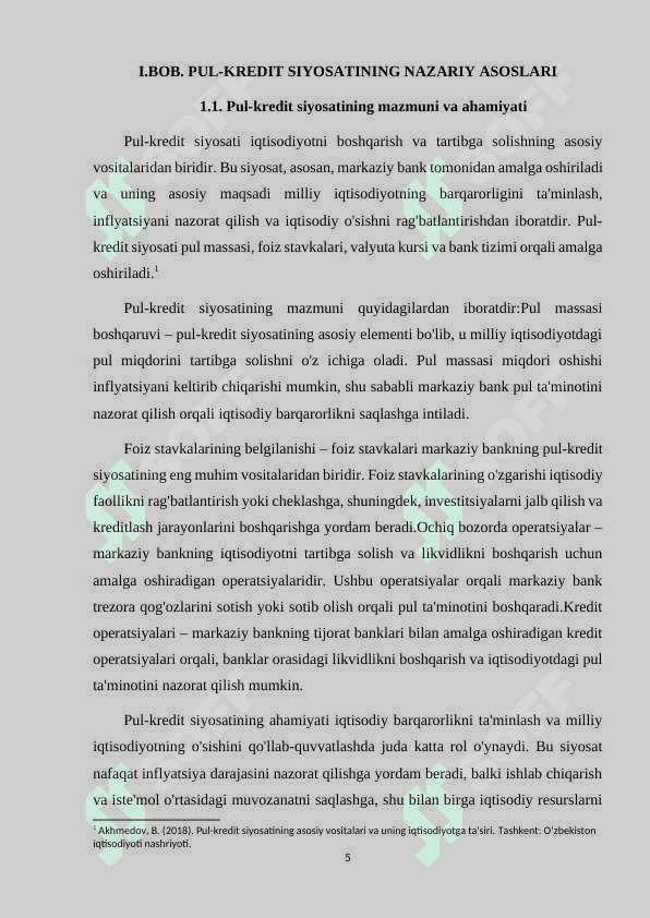 DAVLATNING PUL KREDIT SIYOSATI MAQSADI VA DASTAKLARI 5