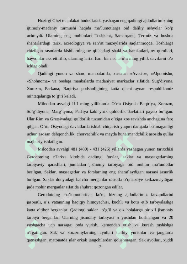 O‘RTA ASRLARDA CHET MAMLAKATLARDA  JISMONIY TARBIYA 7