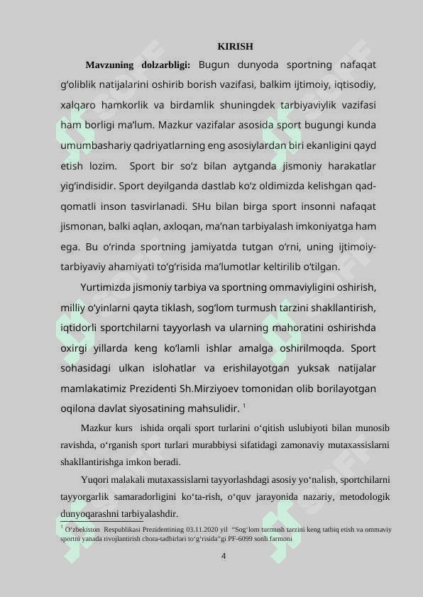 Sport mashg‘ulotlari tuzilmalarining umumiy tavsifi 4