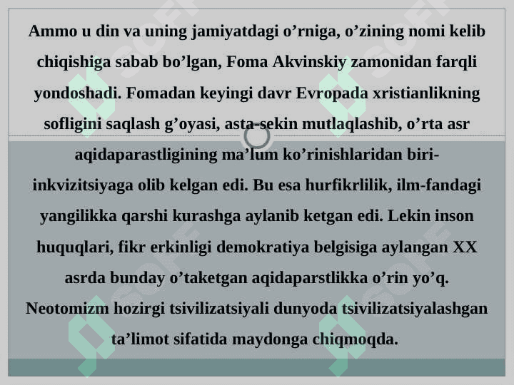 XX asr falsafasining asosiy oqim va yo'nalishlari 8