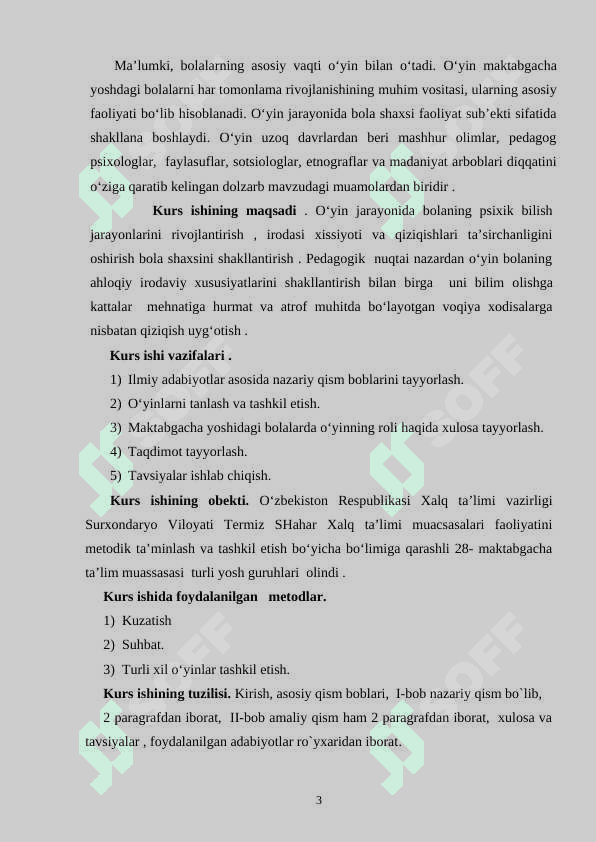 O’YIN VA O’YINLARNI TASHKIL ETISH METODIKASI 3