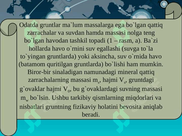 Gruntning fizik xususiyatlari 3