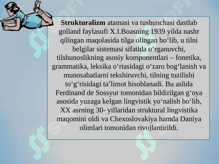 Strukturalizm - Vyusburg - maktabi 2