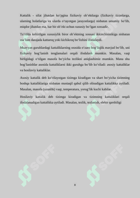 O'LCHASH ASBOBLARI VA ULAR BILAN DETALLARNI O'LCHASH 8