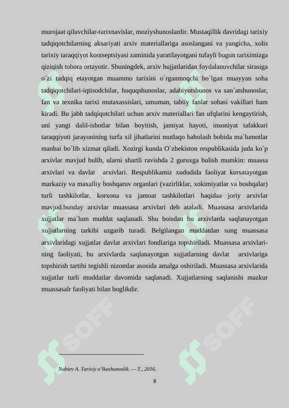 O'LKASHUNOSLIKDA QADIMIY SHAHARLAR TARIXINI O'RGANISHNING ILMIY AHAMIYATI 8