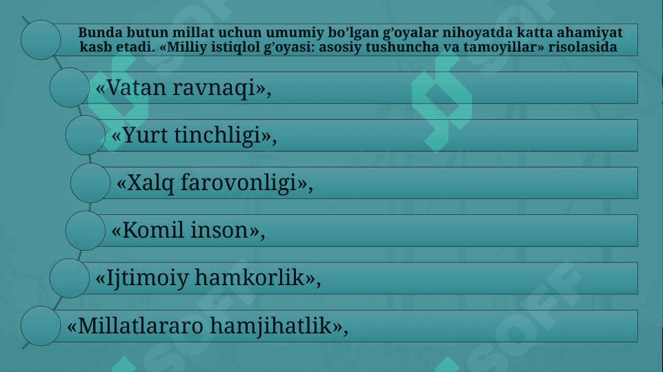 O'ZBEKISTON MUSTAQILLIK G'OYALARINING TARIXIY ASOSLARI 8