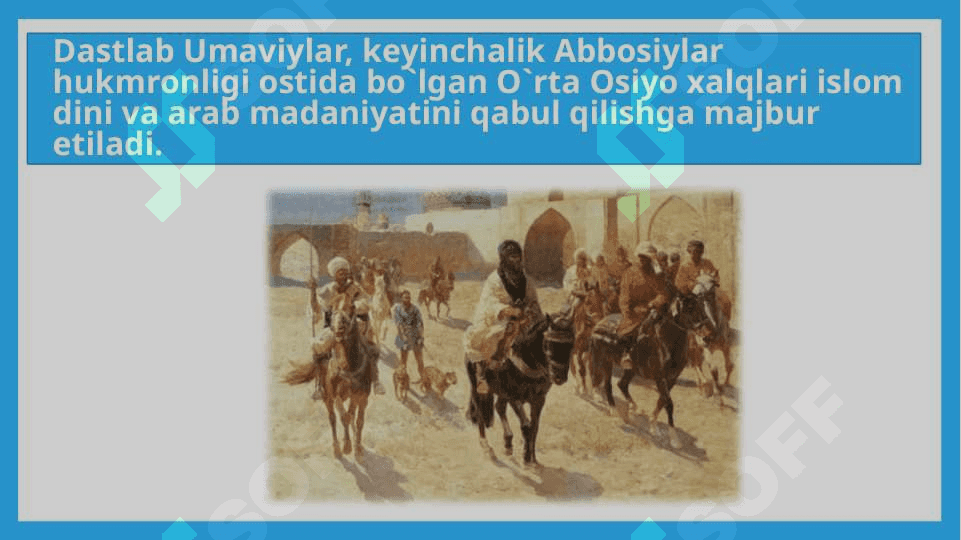 ARABLARNI MOVOROUNNAXRDA MUSTAMLAKACHILIK SIYOSATI 3