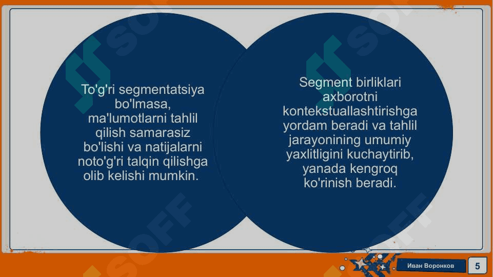 Segment birliklar va ularning xususiyatlar 5
