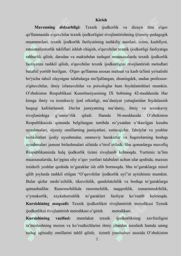 O'quvchilarning texnik ijodkorlik birlashmalarida ishlarni tashkil etish 2