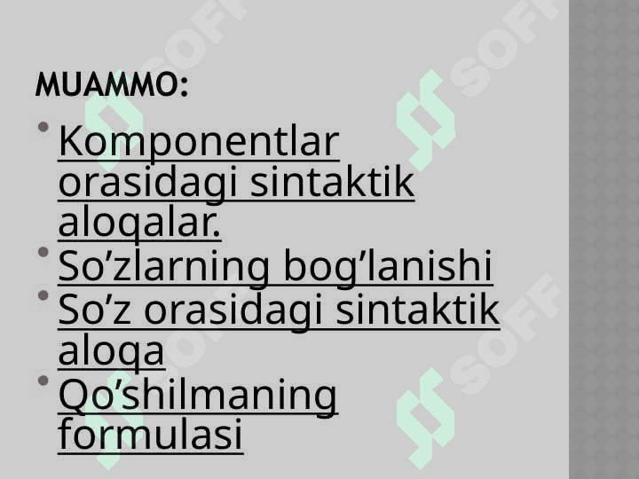 So’zlarning bog’lanishi 2