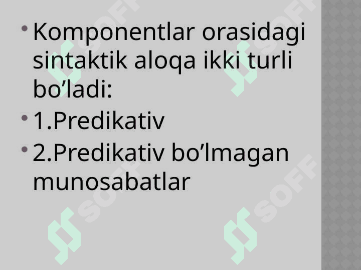 So’zlarning bog’lanishi 3
