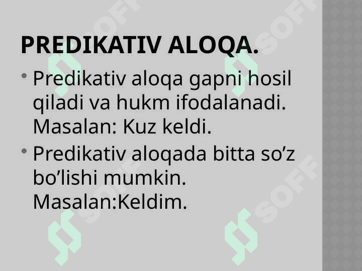 So’zlarning bog’lanishi 4