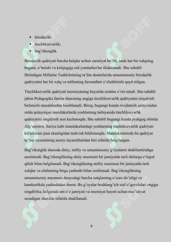 Boshlangʻich sinf oʻquvchilarini milliy qadriyatlar asosida tarbiyalash metodikasi 8