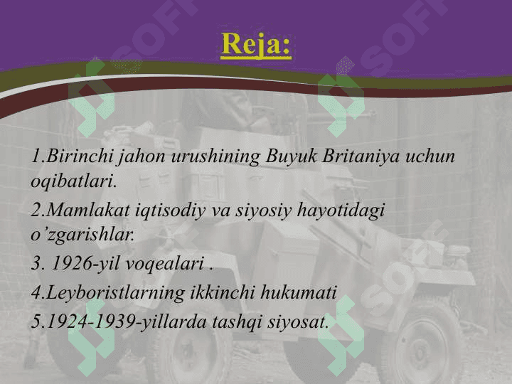 1918-1939 yillarda Buyuk Britaniya 2