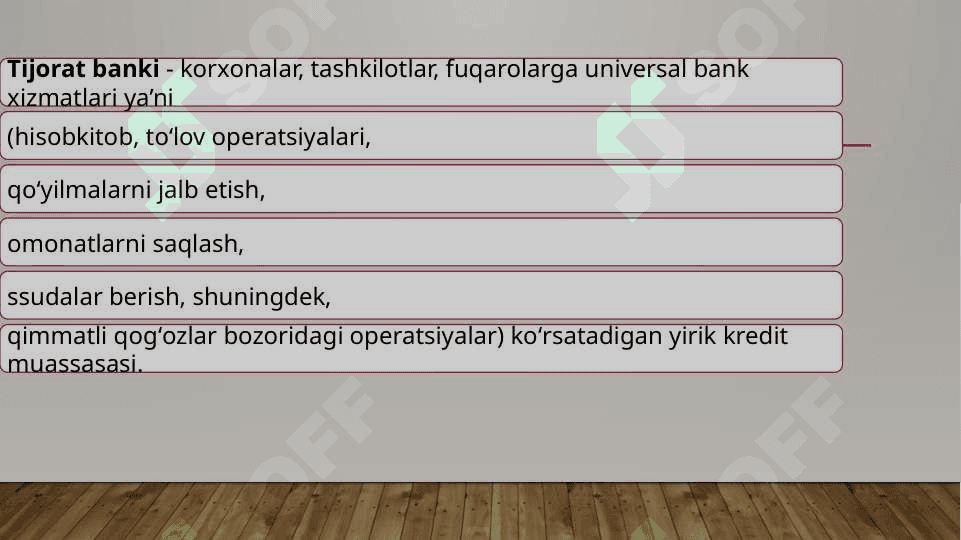 Moliyaviy vositachilar 8