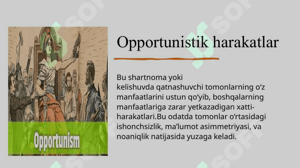 OPPORTUNISTIK HATTI-HARAKATLAR 4